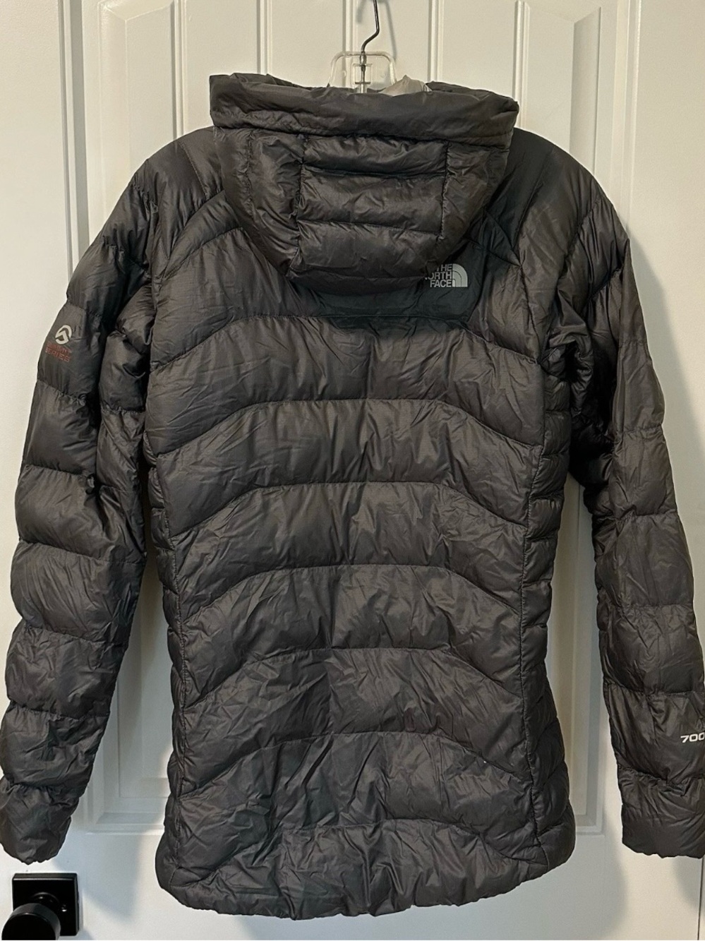 The North Face Summit Series Gray Packable Hooded Down Jacket 700 Fill - Picture 2 of 10
